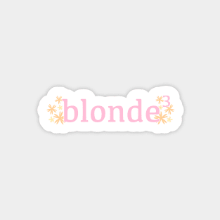 blonde cubed Sticker